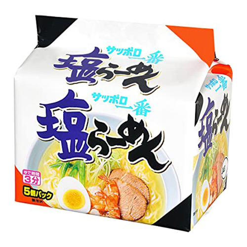 ｻﾝ-68 ｻｯﾎﾟﾛ一番 しおﾗｰﾒﾝ 5食P 6入
